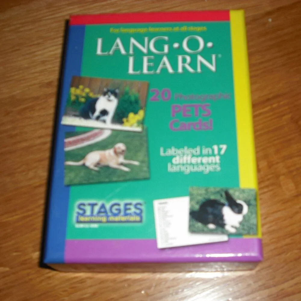 Lang O Learn Pets, Animals, Sea life by Stages Learning Materials New